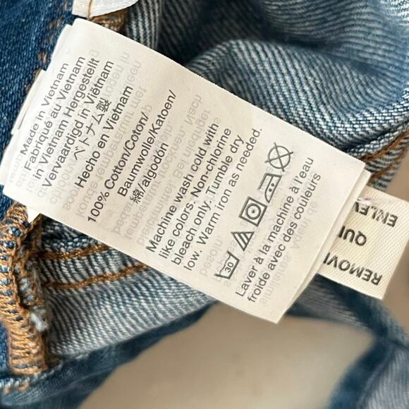 Anthropologie Embroidered Low Rise Mini Skirt 12 Blue Pink Floral Eyelet - Picture 6 of 6